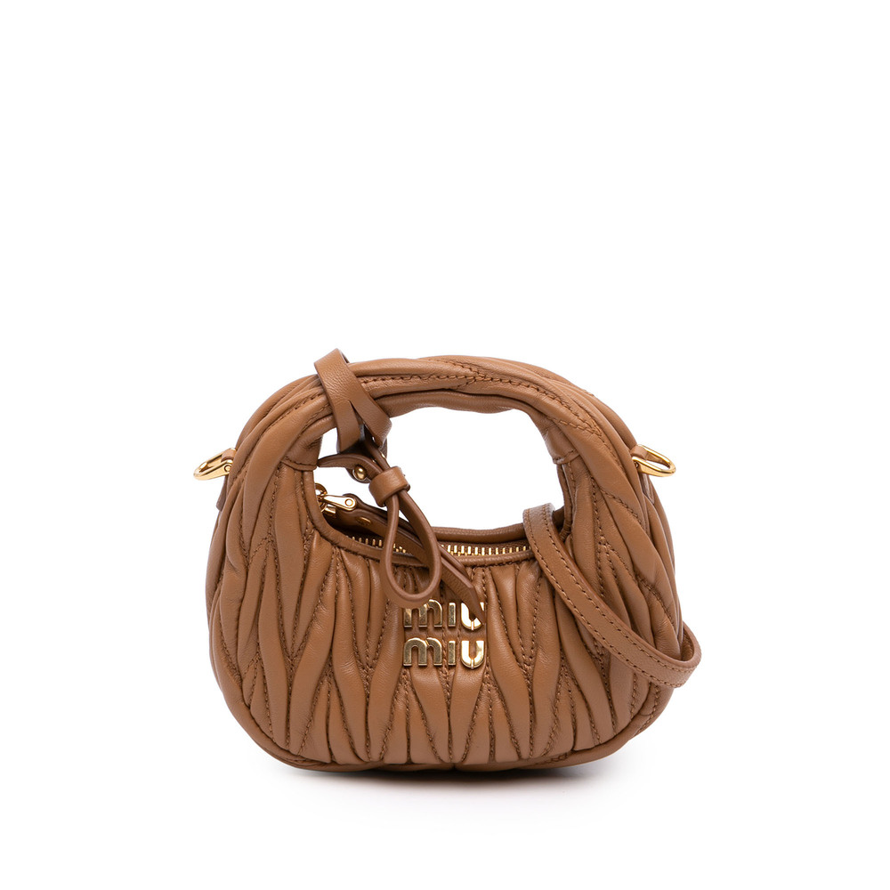 Pre-Loved Miu Miu Micro Nappa Matelasse Wander Bag